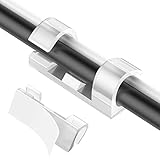 AGPTEK 30 Stück Kabelclips, Selbstklebende Kabelhalter für Schreibtisch,...