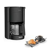 Krups F30908 ProAroma Filterkaffeemaschine mit Glaskanne, 1,25L Füllmenge, 10-15 Tassen,...