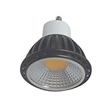 QZCX Mais-LED, 3PCS LED Strahler 6W COB 50W Halogenstrahler Dimmen Alternativ 230V Schwarz...