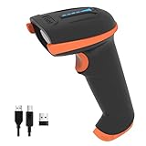 Tera Barcode Scanner 1D 2D QR Wireless Kabellos 2,4 GHz + Wired USB 2,0 Kabelgebunden...