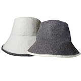Filz-Badehut, Saunahut, 2 Stück, wasserabsorbierender Filz-Saunahut für Damen...
