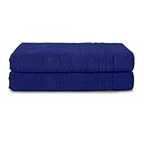 Komfortec 2er Saunatuch Set 80x200 cm aus 100% Baumwolle, XXL-Saunatücher,...