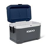 Igloo Maxcold 54 Passiv-Kühlbox, hochwertig Thermobox 51 Liter, Grau,...
