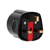 Reisestecker/Reiseadapter Stromadapter UK 3-Pin England Travel Adapter EU Schuko...