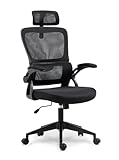 Abaseen Bürostuhl, ergonomischer Bürostuhl, hochklappbare Armlehne, Schreibtischstuhl,...
