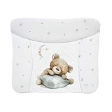 Ceba Baby® weiche Wickelauflage 75x72 cm - Baby Wickelunterlage -...