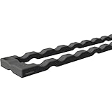 Eurotec 944803 Distanzleiste für Terrassendielen, schwarz