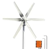 12V 24V Windkraftanlage 800W Windturbine mit MPPT Laderegler Horizontale 3 Phase AC...