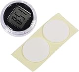 LNYMZD 1Pc Digitaluhr selbstklebend - wasserdichte Digitale Auto-Motorrad-Uhren -...