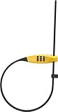 ABUS Kabelschloss Combiflex TravelGuard – Schloss zur Sicherung von Helm,...