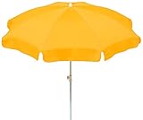 Schneider Sonnenschirm Ibiza, goldgelb, 200 cm rund, 680-04, Gestell Stahl, Bespannung...