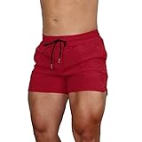 MNSWR Kompressionsshorts Laufhose Herren Kurz Kurze Sporthose Herren Mit...
