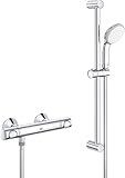 GROHE Precision Flow - Thermostat-Brausebatterie (wassersparend,...