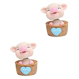 GETAJGHSD 2St -Ornament buchregal Dekoration Schlafzimmer Dekoration blueriiot...
