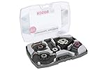 Bosch Professional 5 tlg. Starlock Multitool Set (für Holz, Metall,...
