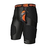 Shock Doctor Unisex-Erwachsene SD30370 HEX CompFit Imp Shrt w ULT Carb Flex Cup, BK, L US