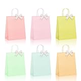 Switory Geschenktüten, 12 Stück Papiertüten, 6 Farben Kleine Kraft Partytüten mit...