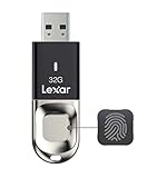 Lexar JumpDrive Fingerabdruck F35 USB Stick 32GB USB 3.0, Flash-Laufwerk Bis zu...