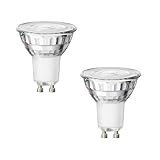 ledscom.de 2 Stück GU10 LED Leuchtmittel, PAR16, weiß (4100 K), 8,2 W, 1179 lm, 33°...