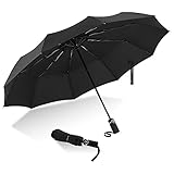 inaWarm Regenschirm Sturmfest, Öffnen/Schließen Automatisch, Taschenschirm mit...