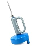 QWORK® Rohrreinigungsspirale - 10M x 6mm - Flexible Abflussspirale zum Entfernen von...