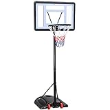 Yaheetech Basketballkorb mit Rollen Basketballständer Basketballanlage Standfuß mit...