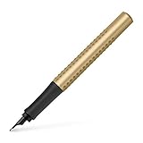 Faber-Castell 140929 - Füller Grip Edition, Feder EF, gold