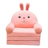 LOVIVER Kinder Faltbare Sessel Sitzkissen Hausmöbel Weiche Klappsofa Stuhl Kleinkind...