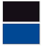 Amtra Deko Fotorückwand Schwarz/Blau beidseitig 150x60cm 2in1 Rückwandposter...