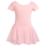 zffriction Kinder Ballettkleidung Mädchen Ballettkleid Baumwolle Kurzarm...