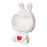 Gcljlmy Kaninchen-Aufbewahrungsschale, Statue, Figur, dekorative Ablage, Aufbewahrungsbox,...