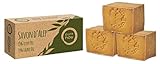 Pure Now Aleppo Seife 3 x ca 200g, 85% Olivenöl 15% Lorbeeröl, PH Neutral, Detox...