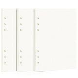 A5 Nachfüllpapier, 3 Pack Nachfüllbar Notizpapier, Gepunktet, 6 Löcher Refill...