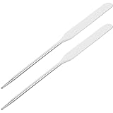 TOYANDONA 2 Stück Kosmetikspatel aus Edelstahl Make Up Mischstäbe für Nagellack und...