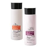 HOHXFYP Shampoo Haar, Glätten, Beseitigen Frizzhair Care Set, 8.7oz 2Pcs Reparierendes...