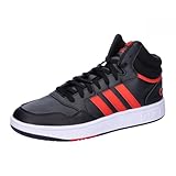 adidas Herren Hoops 3.0 Mid Classic Vintage Shoes Sneaker, core Black/Better Scarlet/Cloud...