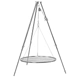 BBQ-Toro Dreibein Grill mit Ø 80 cm Grillrost | 110-175 cm | Dreibein für...
