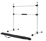 WESTMANN Ballettstange | 120x74x120 cm Weiß | Aluminium Balett Barre & Tanzstange für...