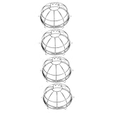 LABRIMP 4 Stck. Feuersprinkler Schutzkäfig aus Eisen Robuste Sprinklerabdeckung mit...