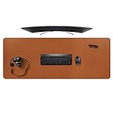 ZORESYN Übergröße Mauspad Gaming, PU Leder Office Mauspad - Tischschoner - Schreibmatte...