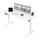 Panana Höhenverstellbarer Schreibtisch 120x60 cm, Elektrisch Verstellbarer Computertisch,...
