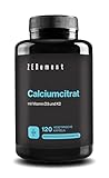 Calcium mit Vitamin D3 & K2-120 pflanzliche Kapseln - Verbesserte Calciumaufnahme -...
