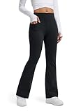 Libin Damen Thermo Flared Leggings Thermohose Wanderhose Wasserabweisend Winter Sporthose...