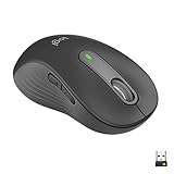 Logitech Signature M650 L Left Kabellose Maus - für große linke Hände, Leise Klicks,...