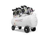 Starkwerk SW 477/8 Flüsterkompressor Silent Kompressor 2,25kW !69 dB! 8Bar ölfrei 100L...
