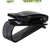 Ciieeo 2 Stück Auto Sonnenblendenclip Brillenhalter Schwarz Sicherer Aufbewahrungsclip...