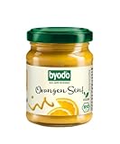 Byodo Bio Orangen Senf 3x125 ml - 100% Bio-Zutaten, Fruchtig-Würzig, Dezente Schärfe,...