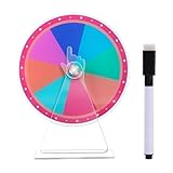 Preisrad-Spinner – Regenbogen-Acryl-Spielräder mit trocken abwischbarem Marker,...