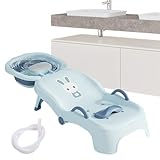 Haarwäschestation für Kinder – Faltbarer Shampoo-Liegestuhl mit neigbarer Kopfstütze...