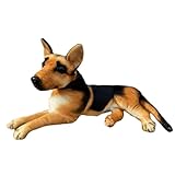ycezw Plüschtier für Hundespielzeug Deutscher Schäferhund, realistischer Plüschhund,...